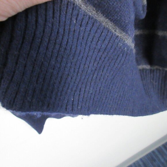 Rails Watkins Men's Pullover Stripe Sweater Wool Blend Navy/Charcoal XL 354 - Picture 8 of 12